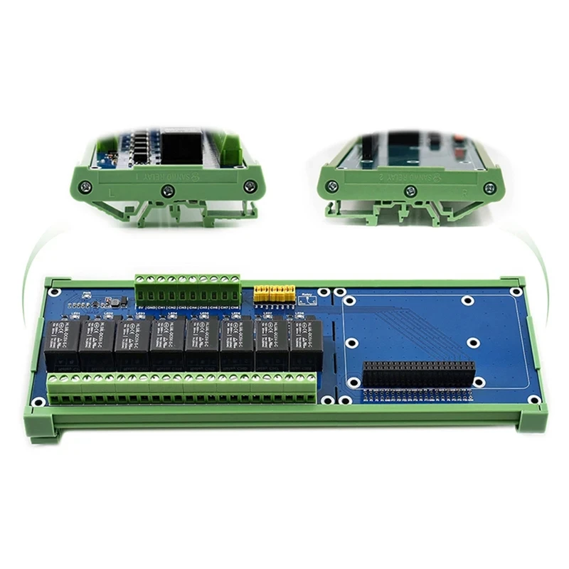 1 Uds. Placa de extensión de relé de 8 canales PCB para Raspberry Pi 5/4B con aislamiento de optoacoplador para Raspberry Pi 5 4B 3B + 3B Zero 2W