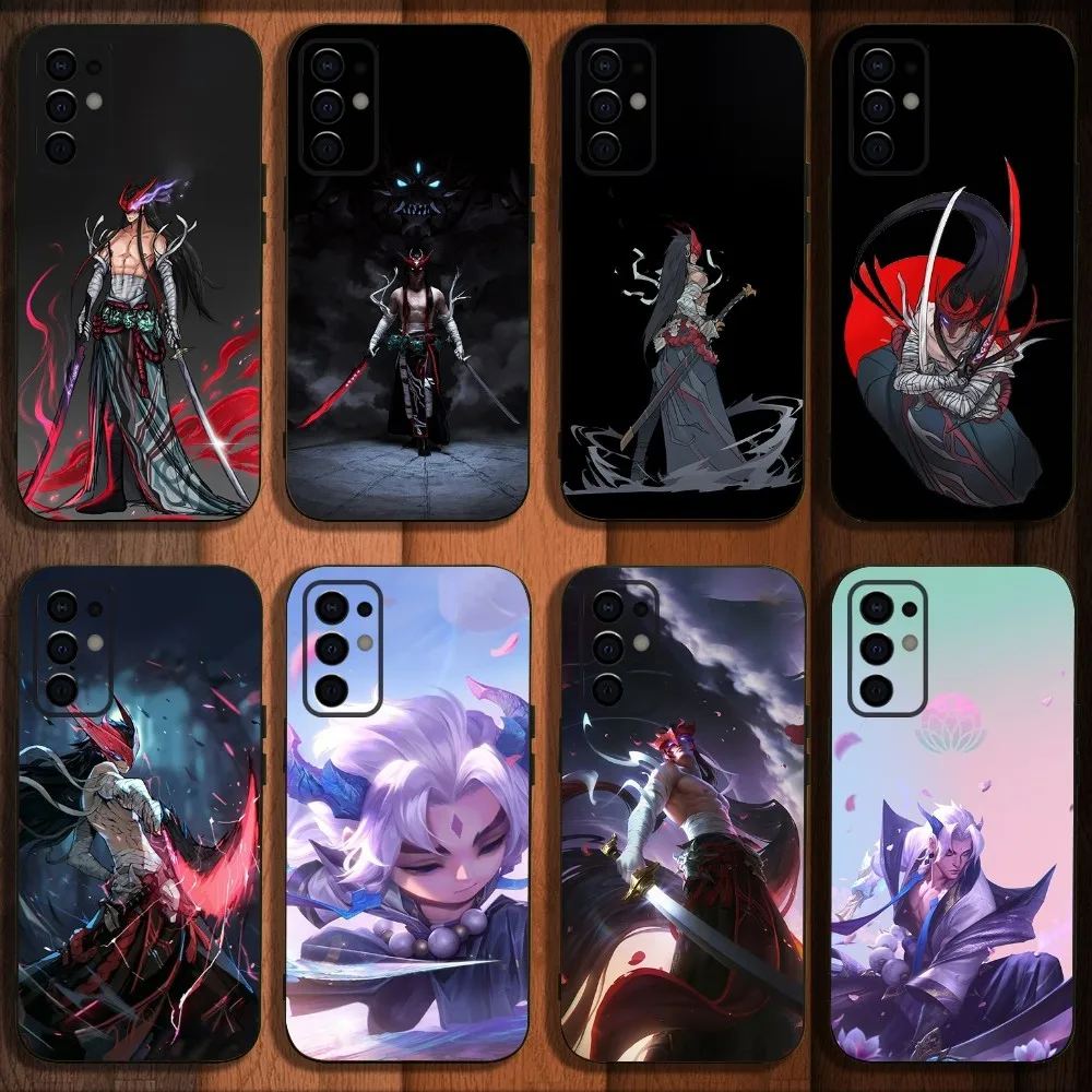 

Game L-LoL The Unforgotten Yone Phone Case For Samsung S24,S21,S22,S23,S30,Ultra,S20,Plus,Fe,Lite,Note,10,9,5G Black Soft Cover
