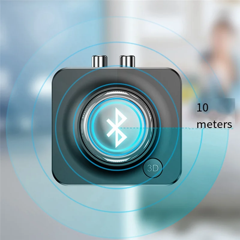 POP-l Ricevitore audio Bluetooth 5.0 wireless Ricevitore Bluetooth con interfaccia a doppio canale per la connessione del telefono dell'auto in vecchio