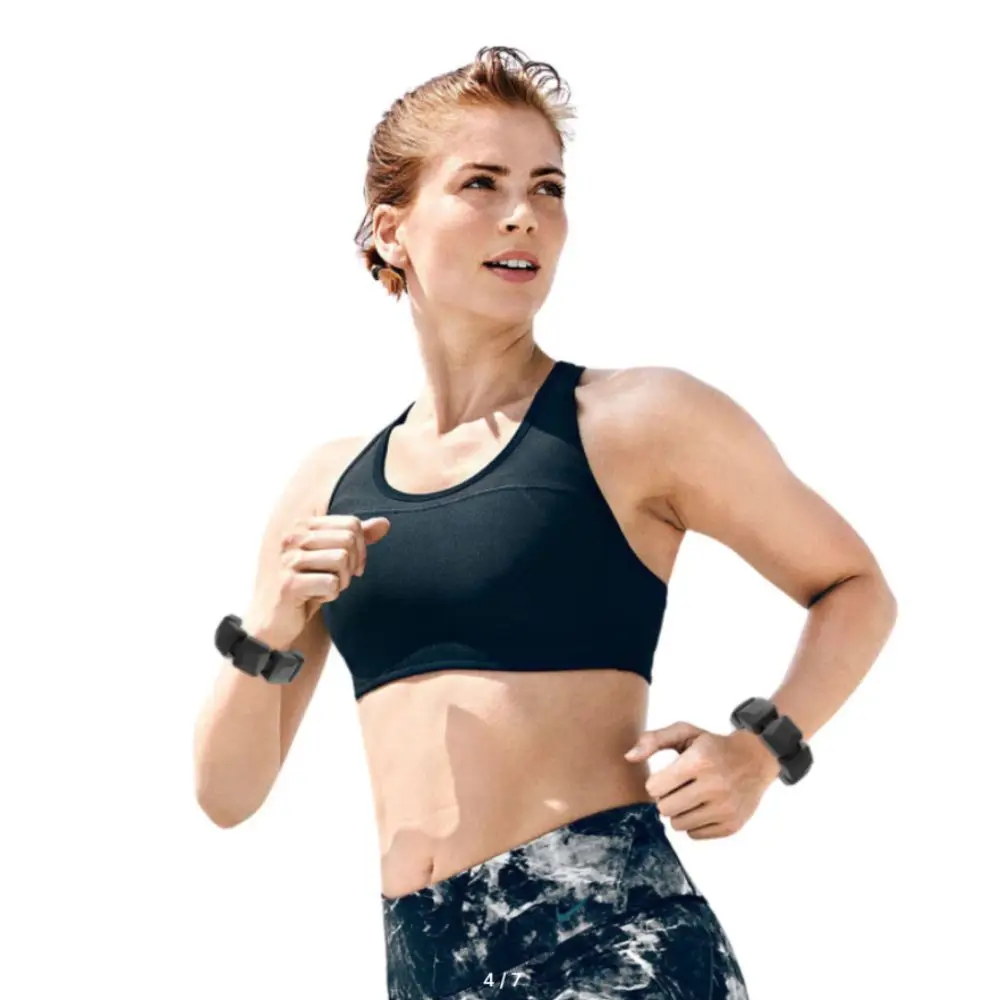 

Силиконовые утяжеленные браслеты на запястье, кольца, эргономичный дизайн, защитные ремни на запястье, портативный прочный утяжеленный браслет