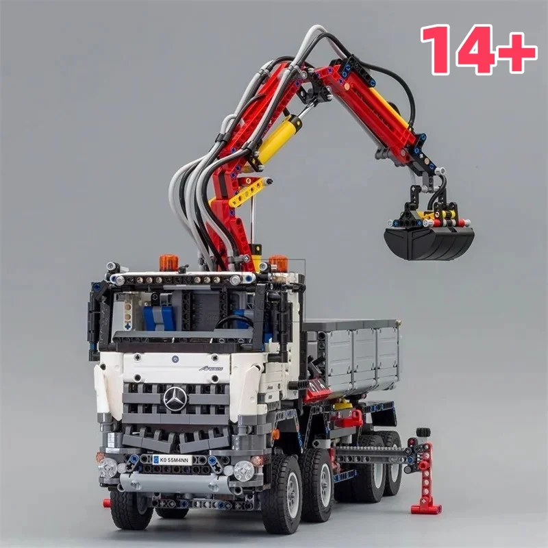Technique 42043 Arocs 3245 modèle de camion robuste motorisé bloc de construction briques assemblées bricolage jouets garçons adultes cadeaux d'anniversaire