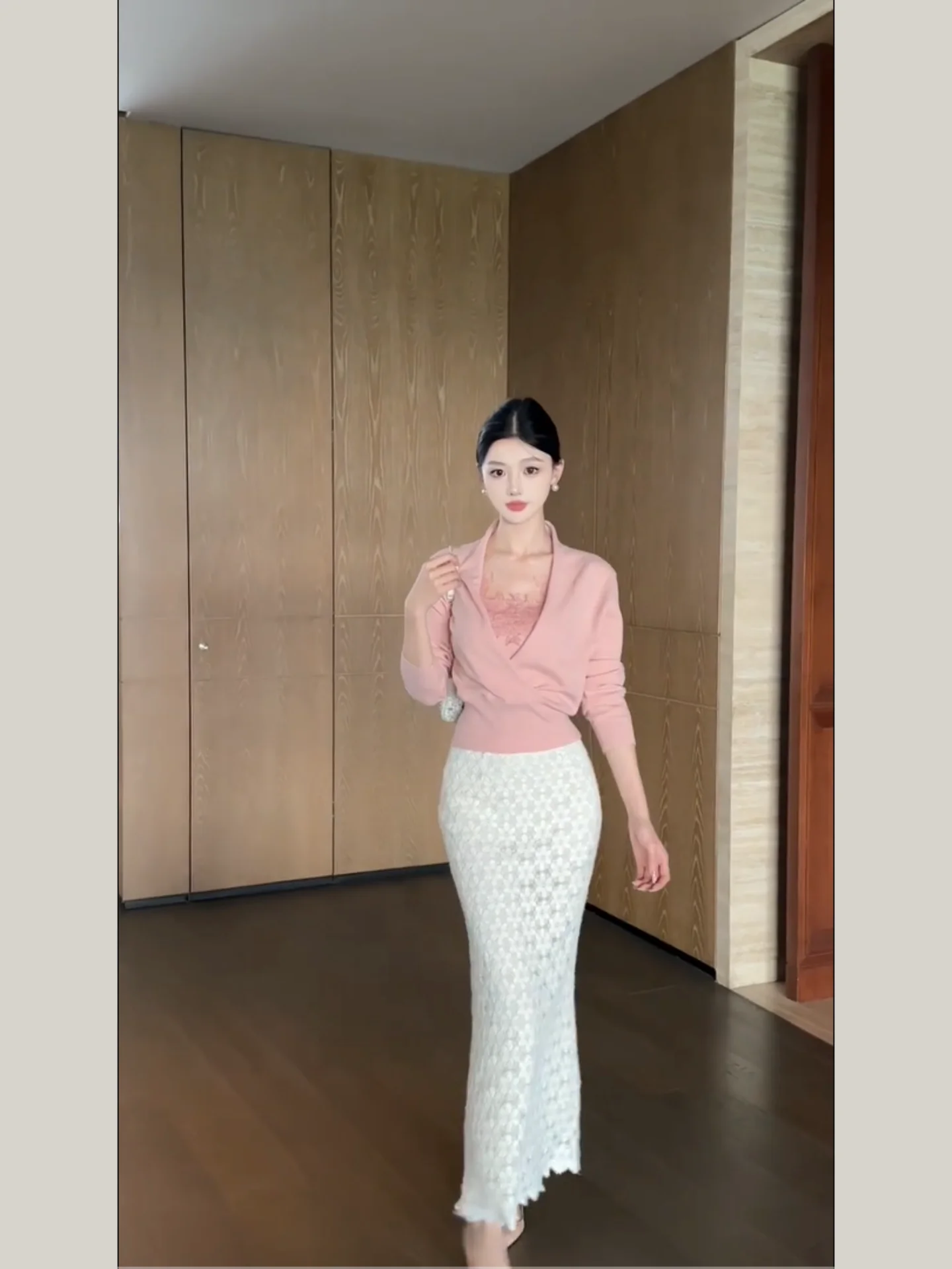 

American Sle Women's Light Maturi Faion Set with Strap Top And Slimming f Skirt Spring New Arrival Casual Wear