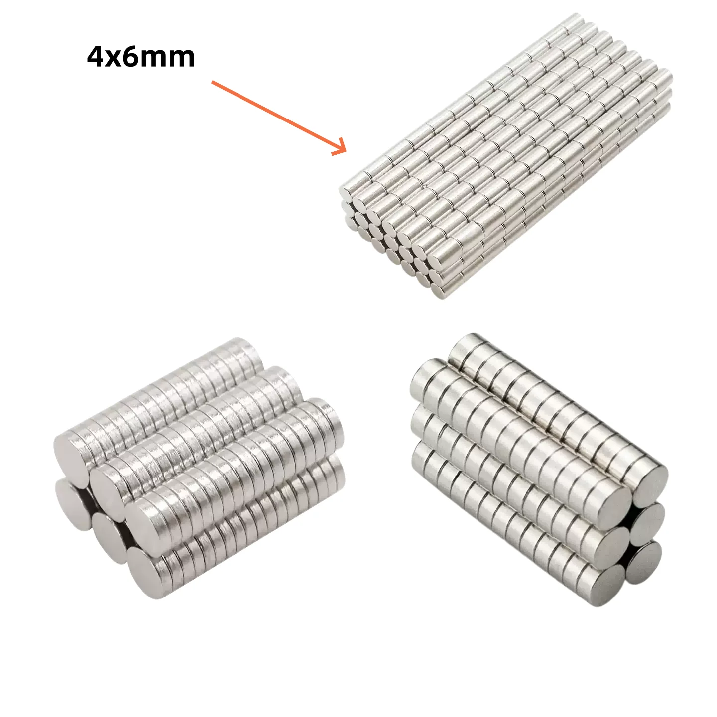 4x6mm N35 Neodymium Magnet Strong Rare Earth Permanent Magnet Small Round Magnet for DIY Craft 4mmx6mm 4*6mm