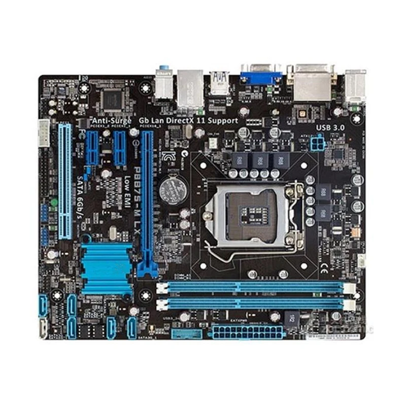 Intel B75 P8B75-M LX motherboard Used original LGA1155 LGA 1155 DDR3 16GB USB2.0 USB3.0 SATA3 Desktop Mainboard