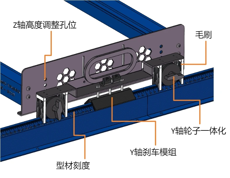 For Twotrees DIY Maker RS-200 Wood Router Adjustable Xy Axis CNC Sanding Machine Slab Flattening Mill Bits NC Studio Control Atc