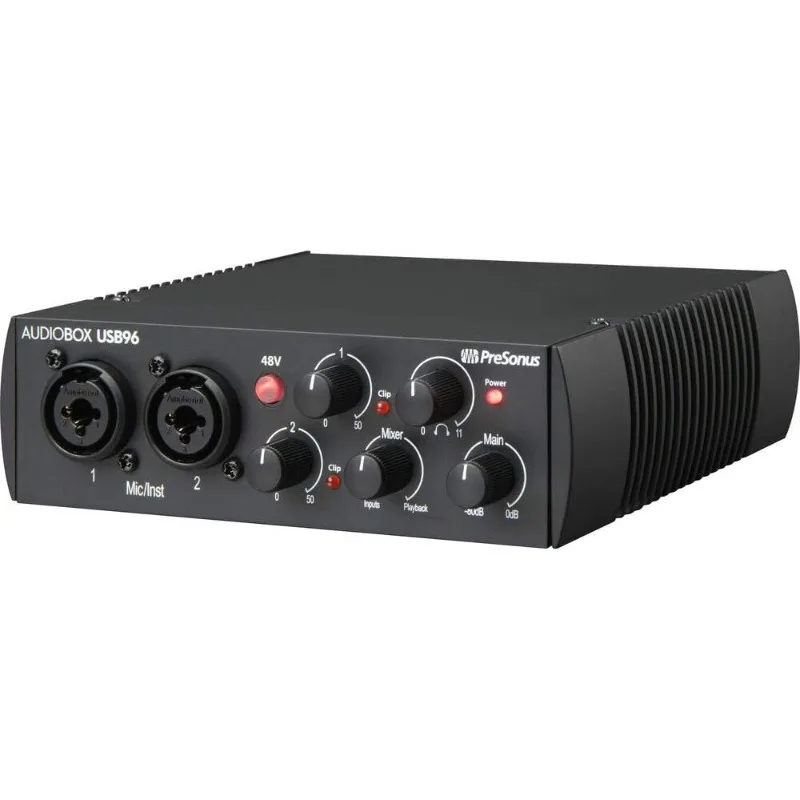 AudioBox 96 Audio Interface (May Vary Blue or Black) Full Studio Bundle with Studio One Artist Software Pack w/Mackie CR3