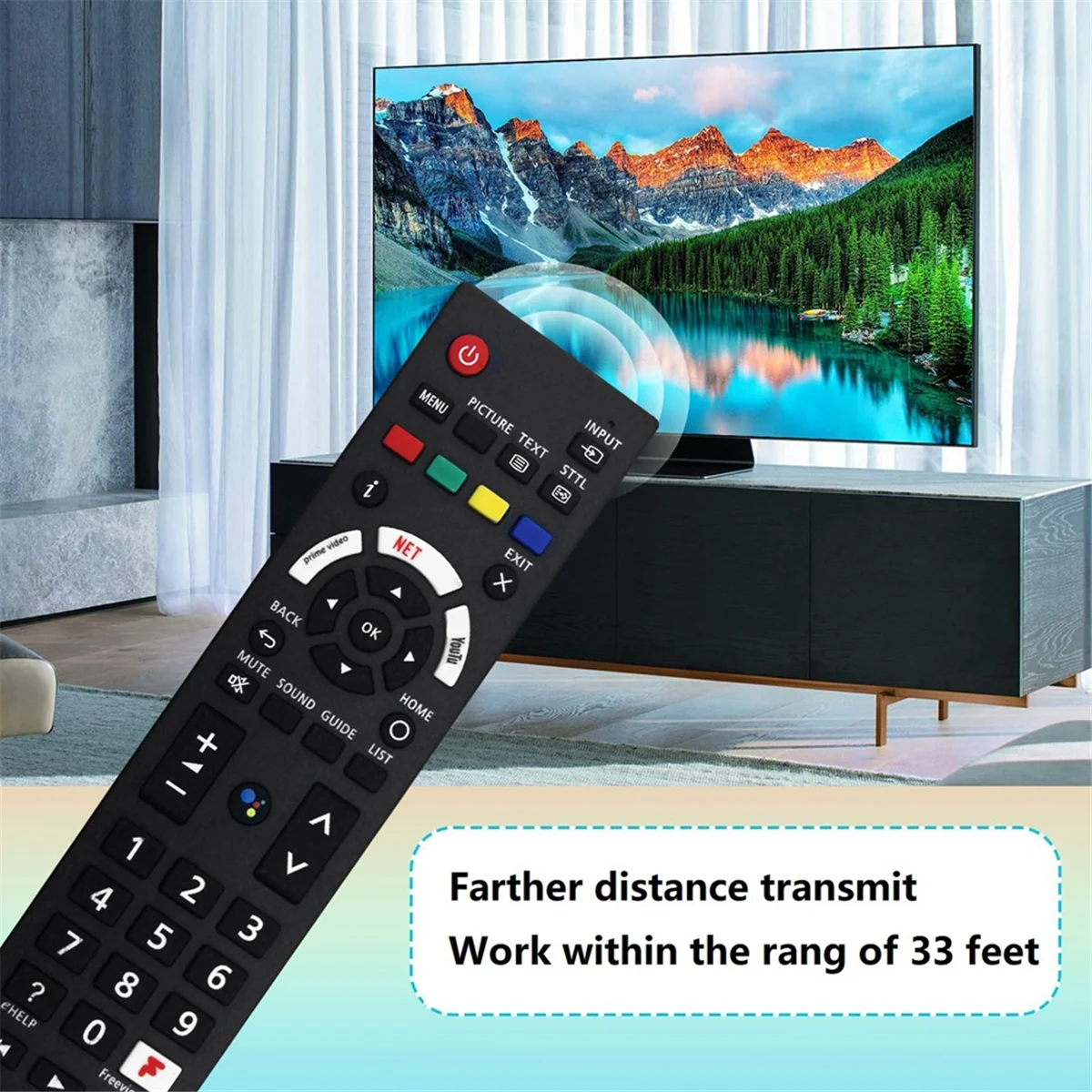 Control remoto Reemplace el control remoto R3PA23 para N2QBYA 000037   TX-40JX800E TX-40JX810E TX-40JX820E TV inteligente LED HDR Android