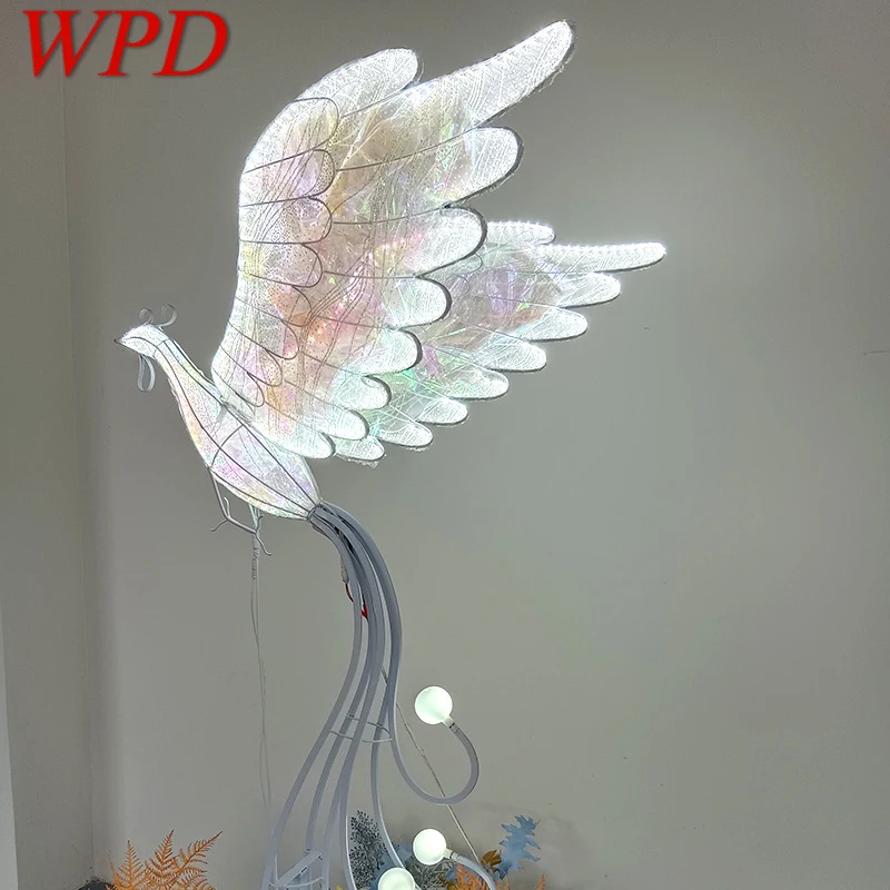 WPD-Modern LED Phoenix Wedding Lantern, Iluminação Cénica, Festival Atmosfera, Decoração De Fundo, Adereços, Lâmpada De Rua, Atmosfera