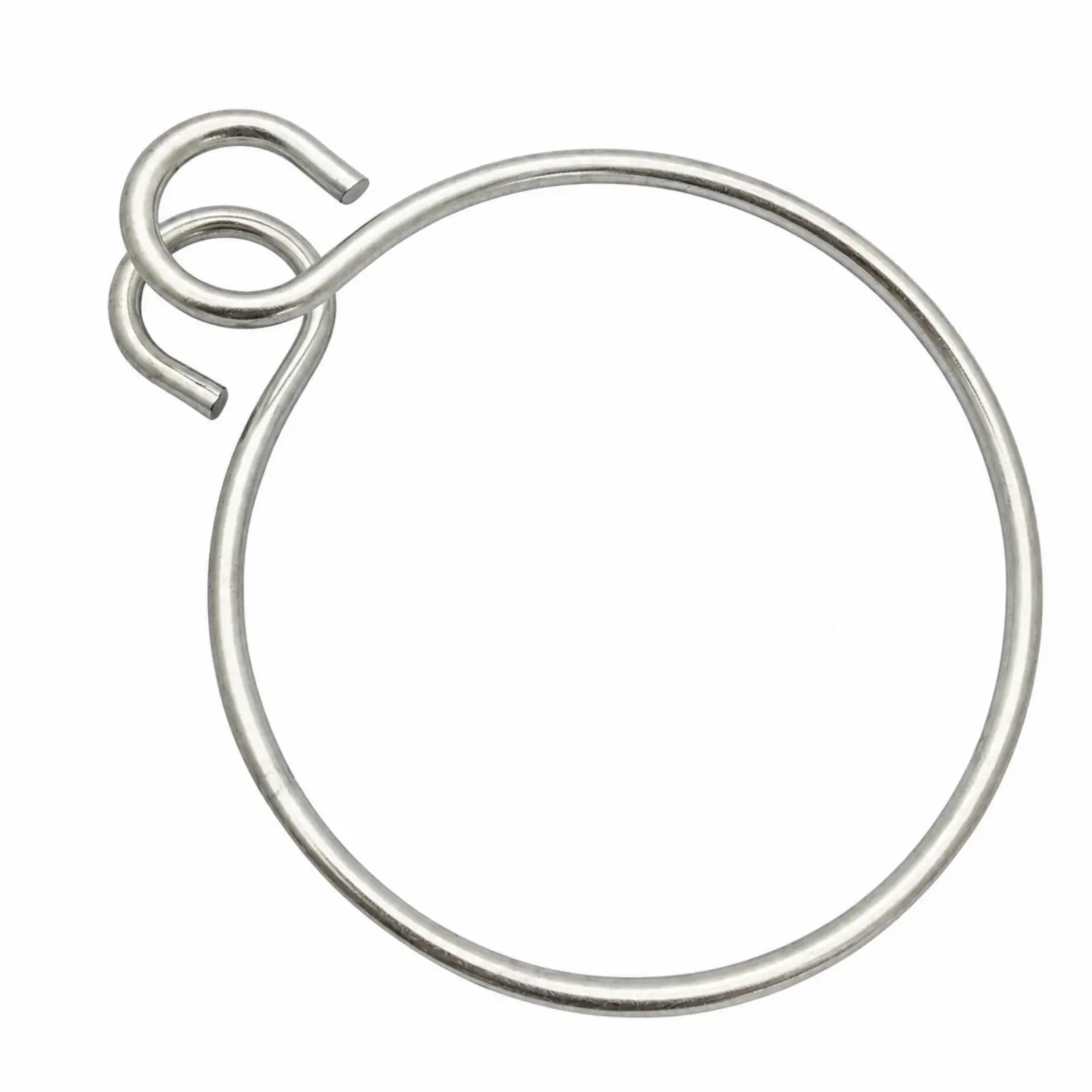 Marine Boat Anchor Ring Stainless Steel 6mm Round Rod Hook for Yacht Rigging and Anchoring Setup