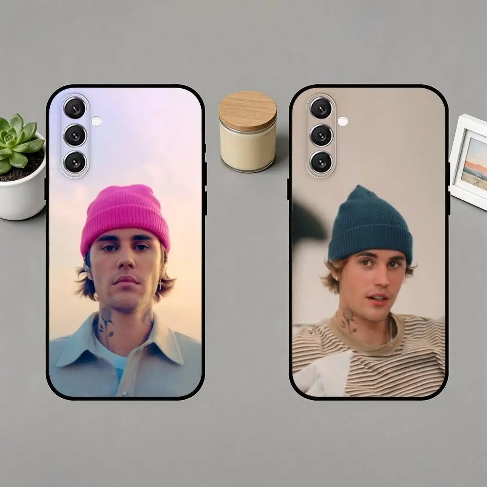 

J-Justin Bieber Phone Case For Samsung Galaxy A91,80,73,72 ,71,53,52,32 ,31,22,21s,20,Soft Black Case