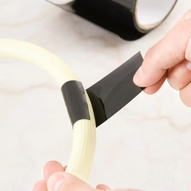 

150x10CM Black Leakproof Adhesive Tape Water Resistant Leak Repair Tape For Pipe Water Hose Leakage Sealing Repairing