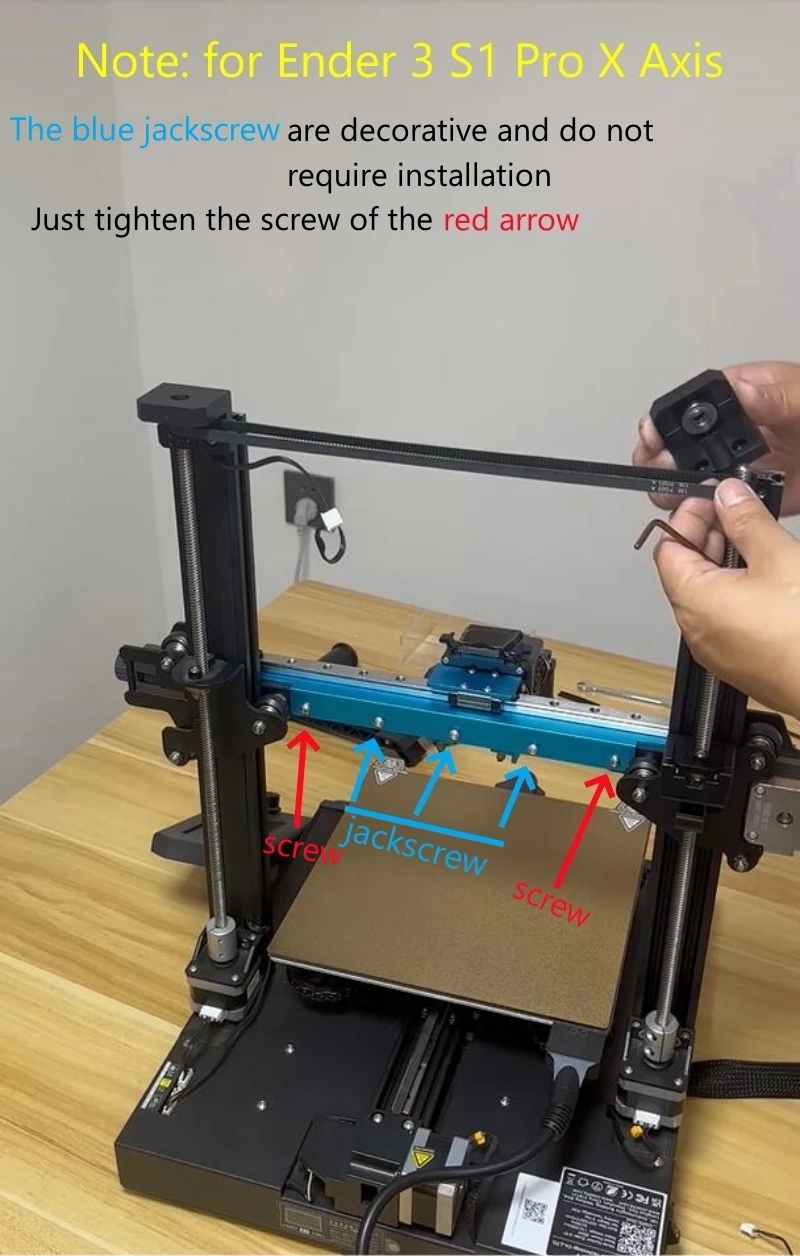 Kit Rail Linear de Alta Precisão para Creality Ender-3 V2, Impressora 3D, Eixo X, Eixo Z, Ender-3 S1 Pro