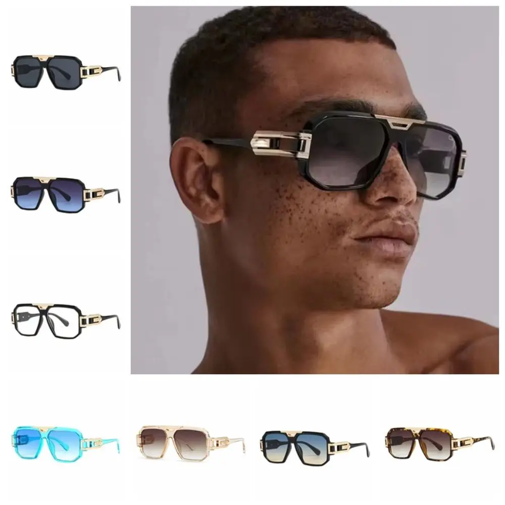 

Fashion Men Sunglasses Women Vintage Luxury Oversized Square Frame Eyewear Male Shades Uv400 Driving Glasses