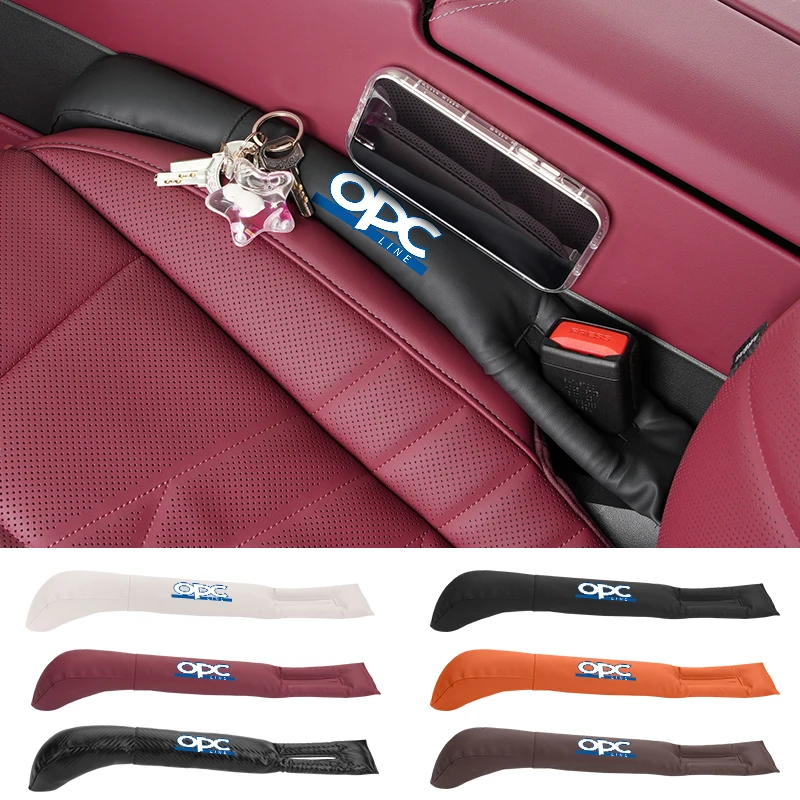 

J-Shaped Leather Gap Strip Car Seat Seam Leak Strips Seat Gap Plug For Opel Astra Insignia Corsa Zafira Meriva Mokka Vivaro
