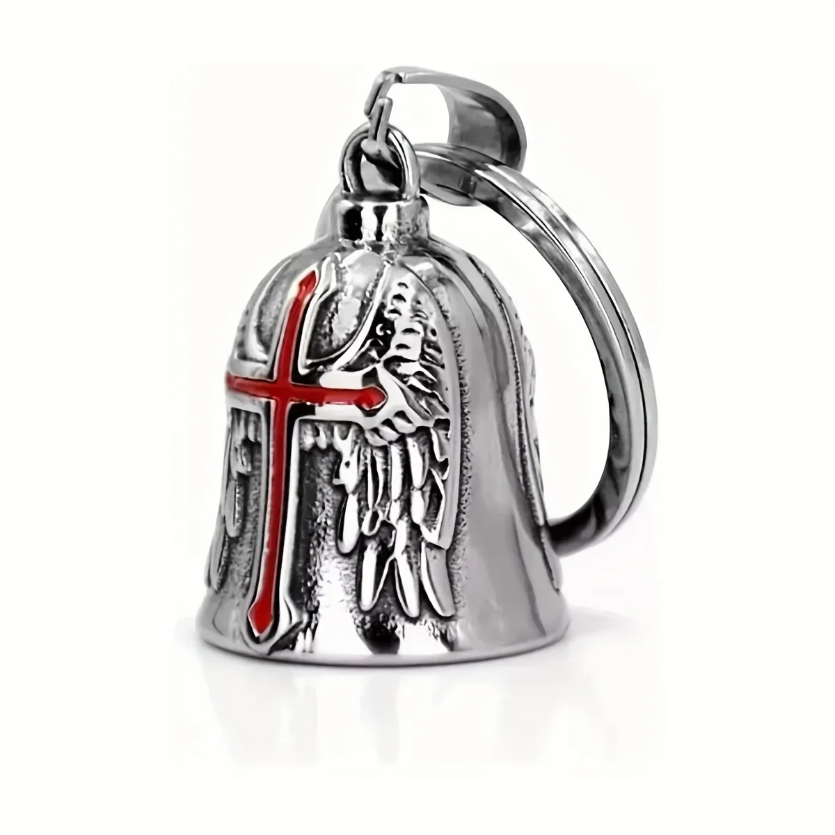 

Motorcycle Bell Cyclist Guarding The Bells Protecting Gifts for Protecting Gifts, Suitable for Motorcycle Bicycle Pet Decoration