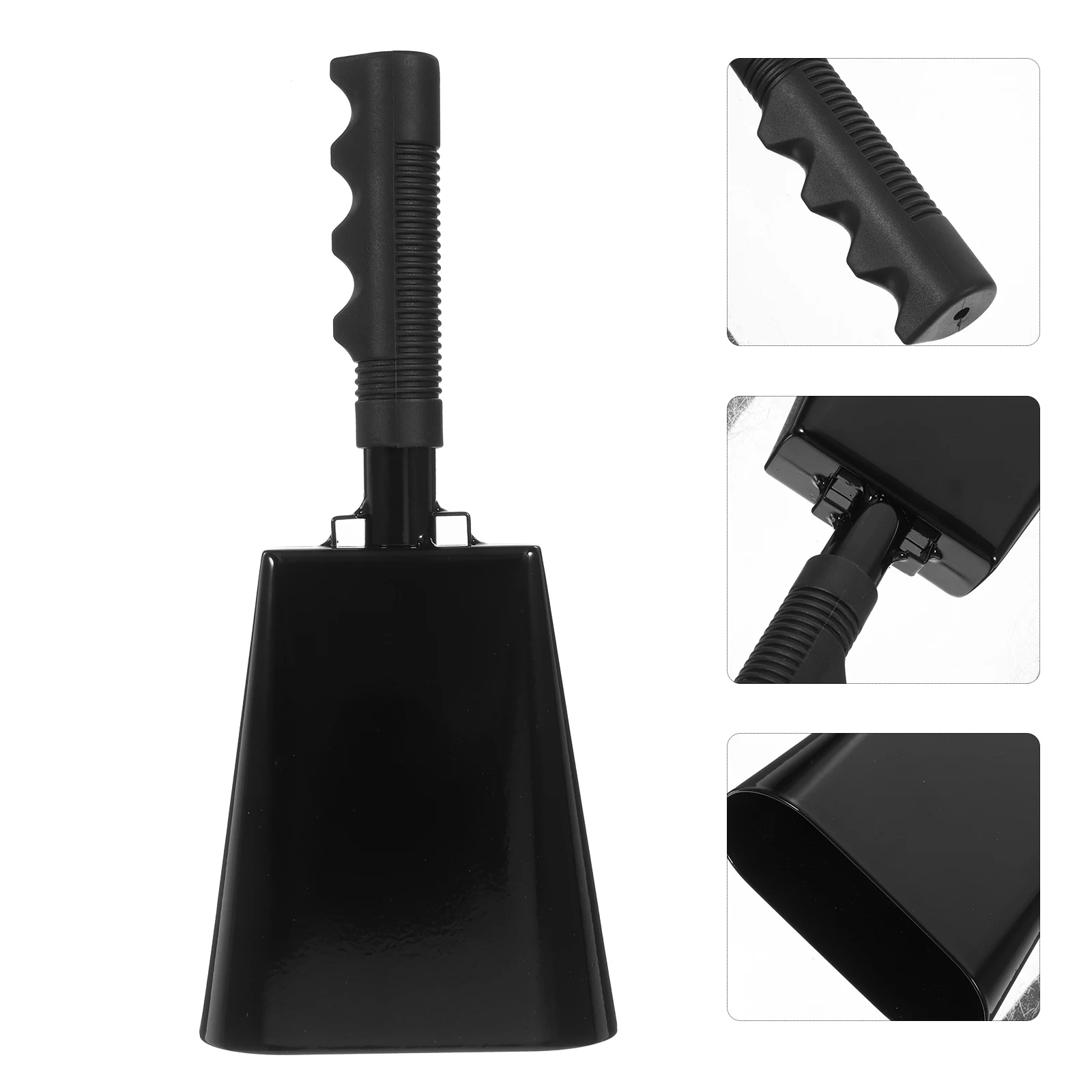 

Handle Cowbell Shaking Cheering Singing with Noisemaker for Sporting Events Metal Cowbells The