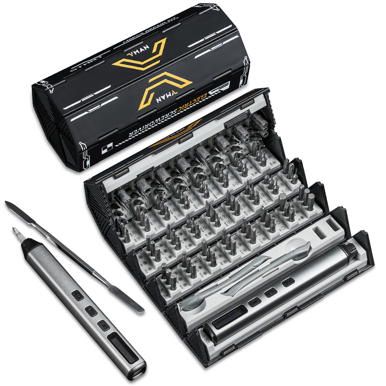 

140-in-1 Electric Screwdriver Set: Multi-Functional Disassembly Tool & Precision Screwdriver Kit for Home Use, Mobile Phone