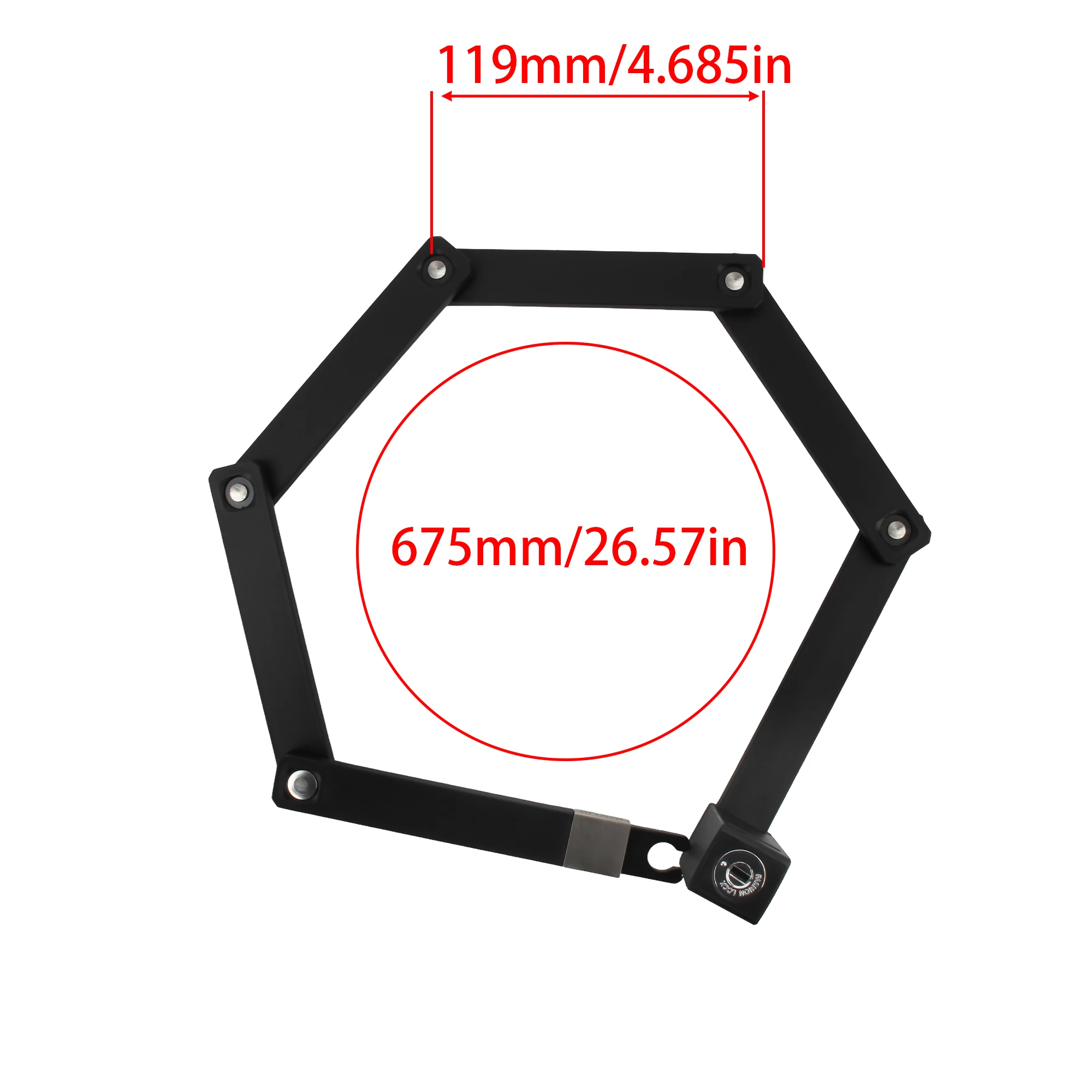 電動 E-バイク折りたたみ自転車ロック MTB バイクロードサイクリングチェーンロックセキュリティ盗難防止ポータブルロックユニバーサルパーツ