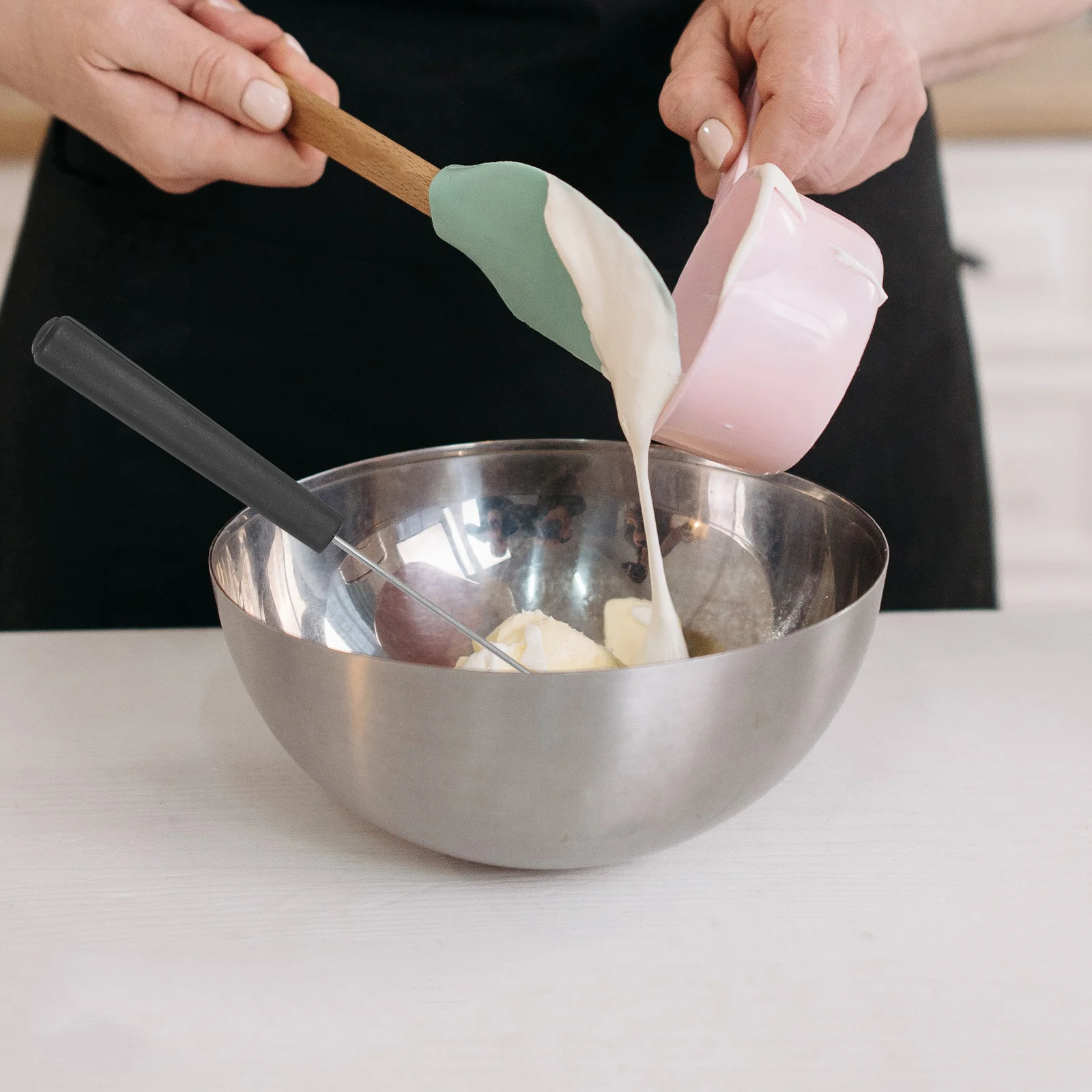4Pcs Chocolate Dipping Fork Set Stainless Steel Candy Fondue Forks Baking Decorating Tools Kitchen Gadgets for Desserts
