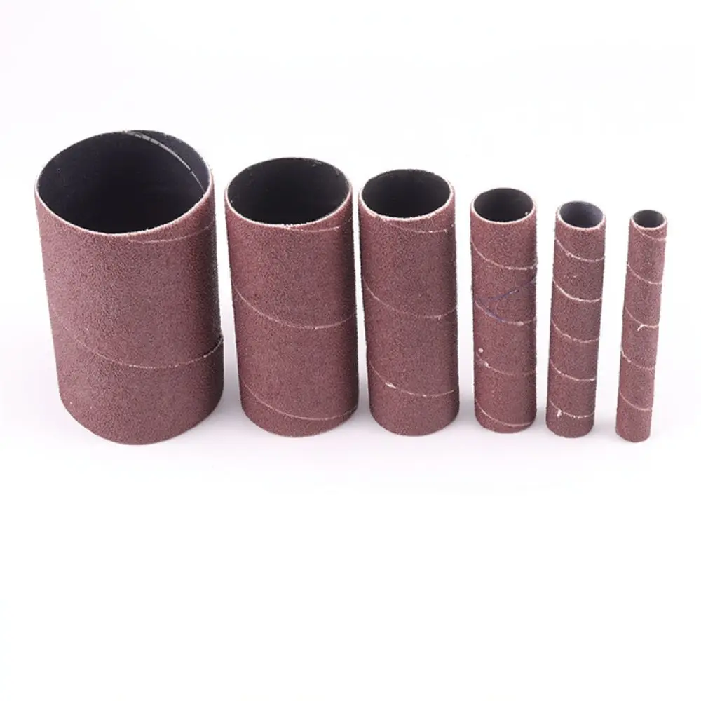 Sanding Bands Set For Jiuling Rotary Tool Components Abrasive Sleeves For Grinding Polishing Metal Wood Smoothing Sanding Paper