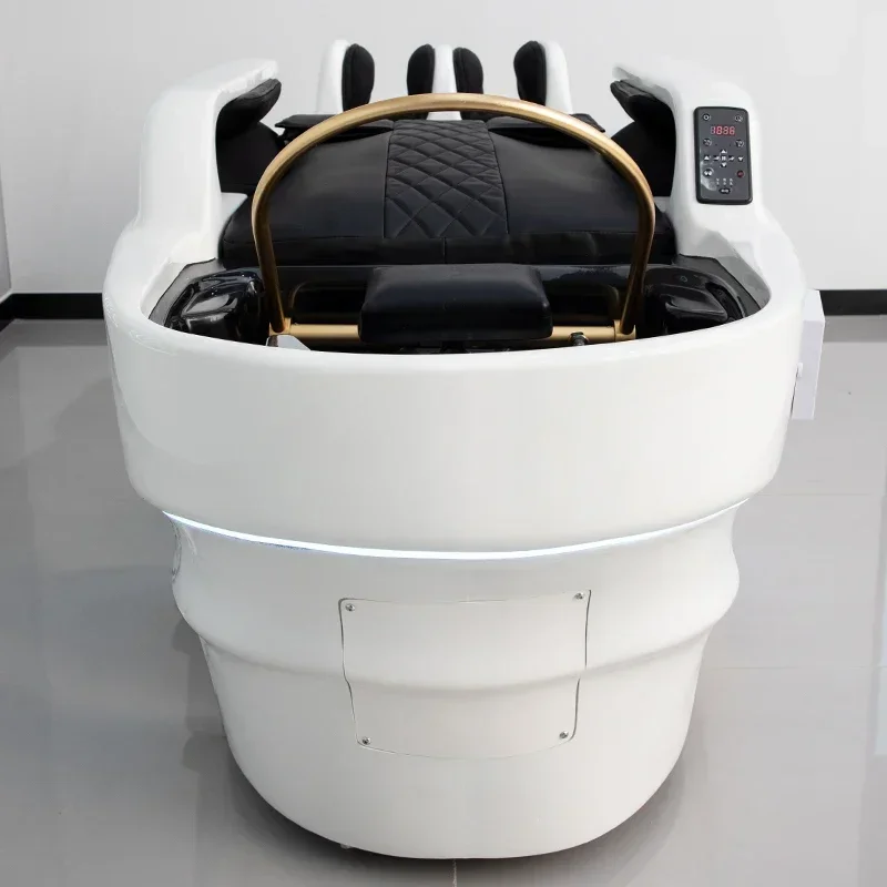 Intelligent Massage Shampoo Bed High-End Automatic Water Circulation Head Therapy Steaming Bed