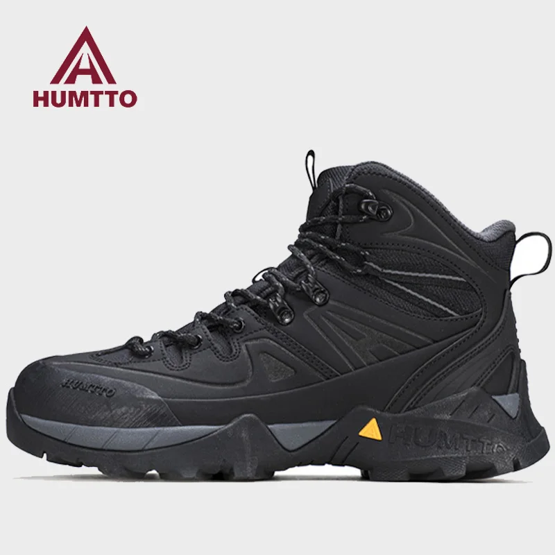 

HUMTTO Hiking Shoes Men Outdoor Sport Sneakers Waterproof Leather Hunting boots Women Trekking Ankle Tactical Shoes travel boots
