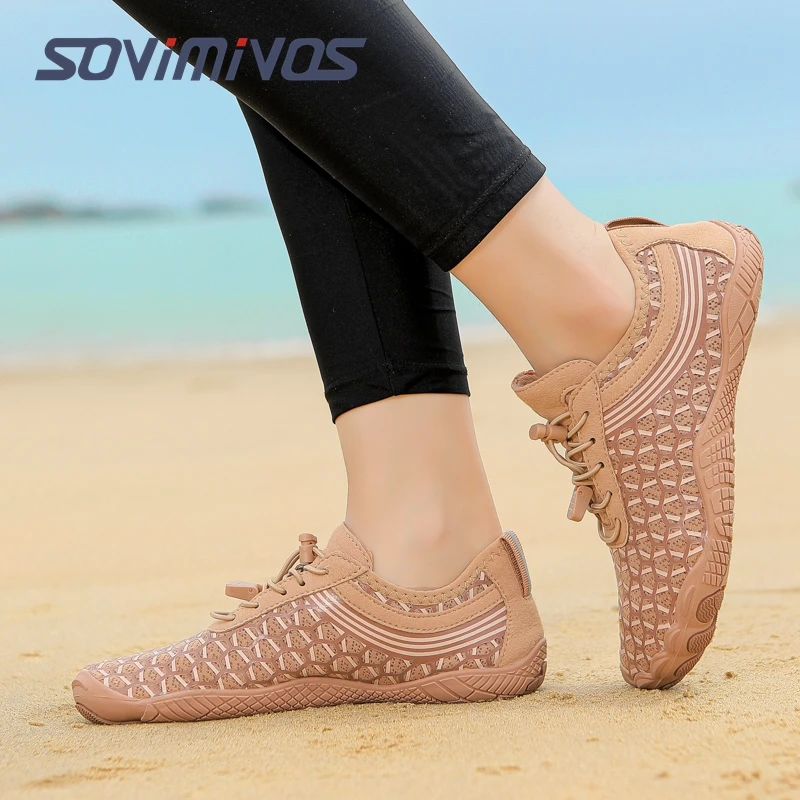 

Мужская дышащая обувь для воды с сеткой, пляжная нескользящая спортивная обувь на открытом воздухе, босиком, походная обувь для рыбалки, болотная обувь, кроссовки