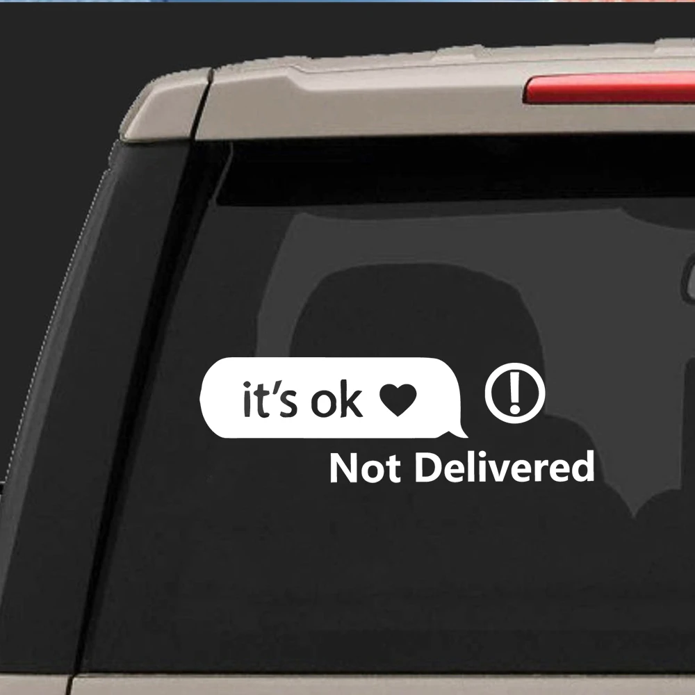 

It's Ok Not Delivered Decal Sadboyz It's Ok Macbook Sticker Window Sticker Die Cut Custom