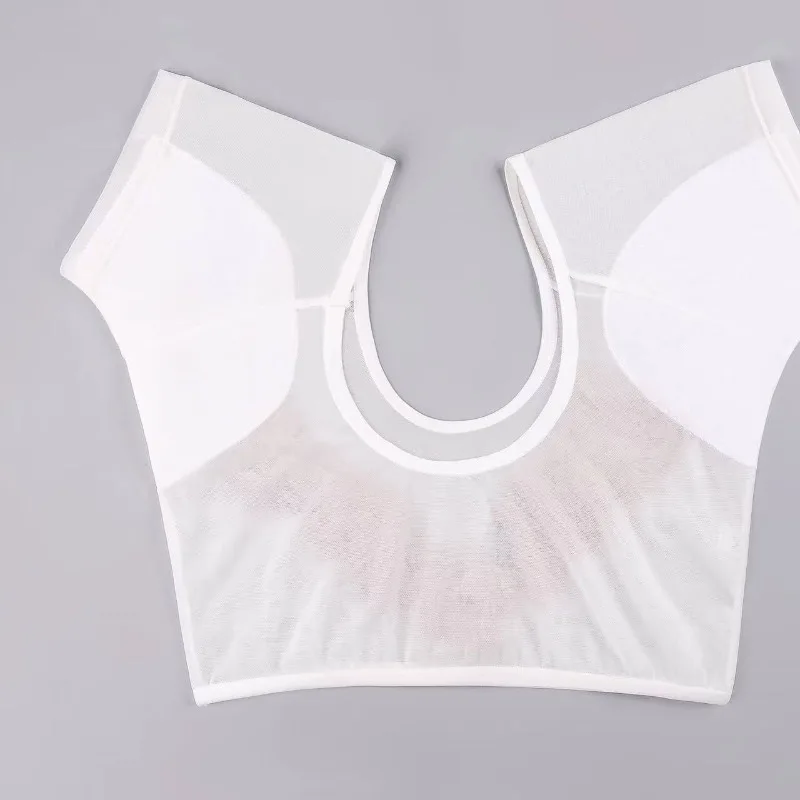 Woman Sporty Sweat Proof T-Shirts Absorb Padded Summer Breathable Solid Color Cropped Tank Tops Base Layer T-Shirts Accessories