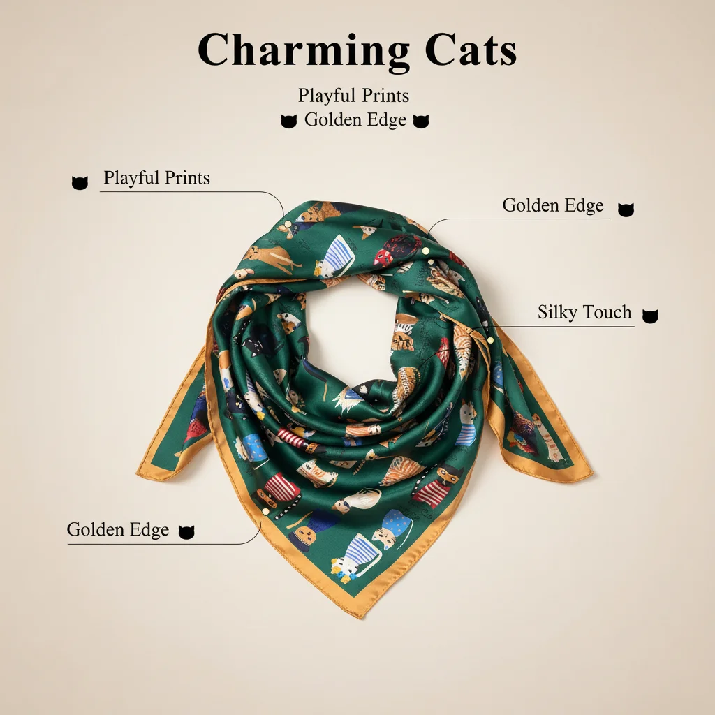 Thumbnail 2 - #43 Ranked Silk Neck Scarf Picks in 2026