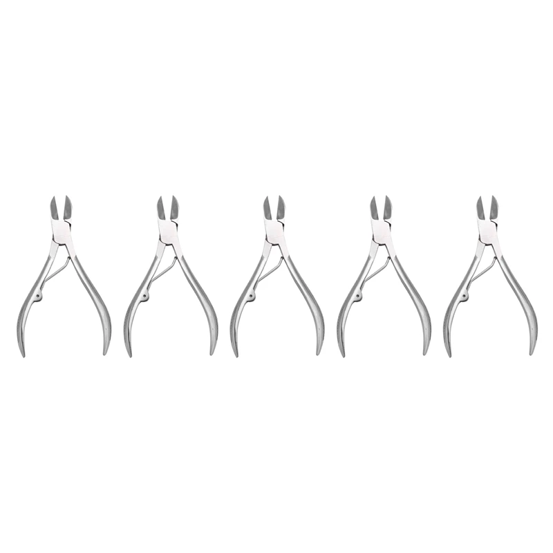 5X Professional Feet Toe Nail Clippers Trimmer Cutters Paronychia Nippers Chiropody Podiatry Stainless Foot Care Tools