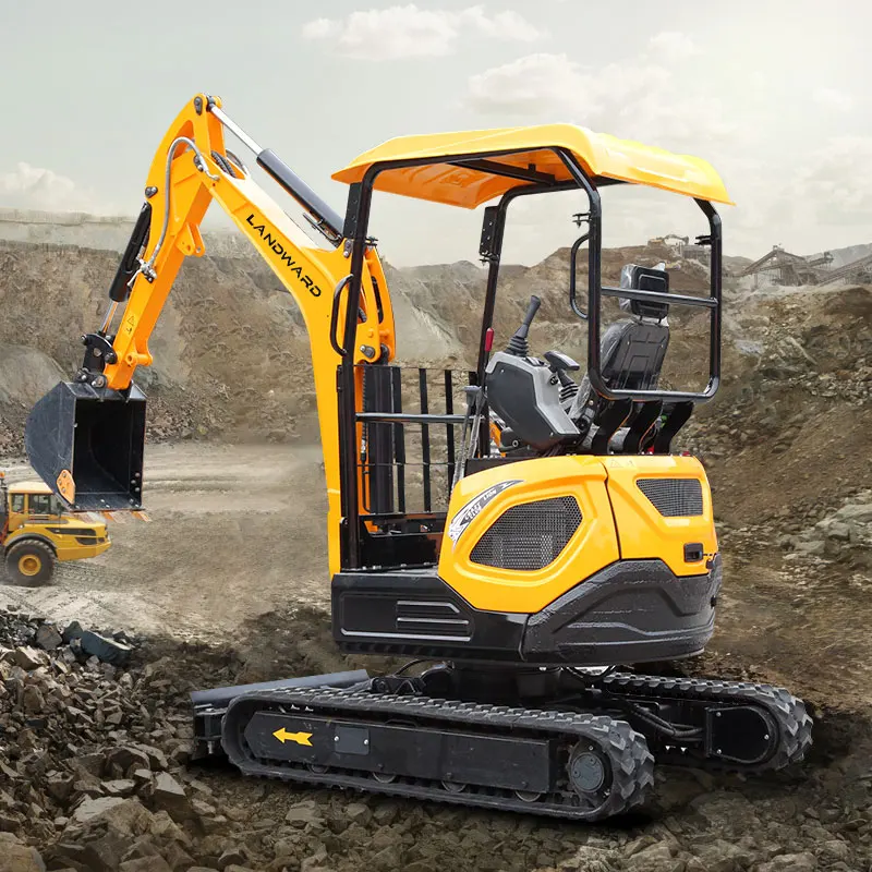 High Quality Low Price Mini Excavator 2.6 Ton Earth-moving Machinery Small Digger Multifunctional Small Excavator Customized