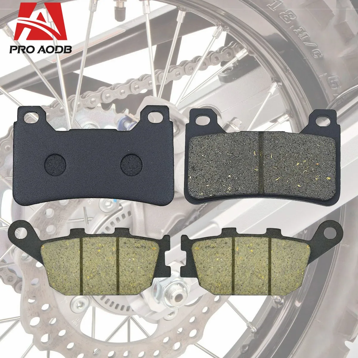 Sturdy Durable Front and Rear Brake Pads For HONDA Motorcycle CBR600RR CBR 600RR CBR600 2005 2006 CBR1000RR 2004 2005