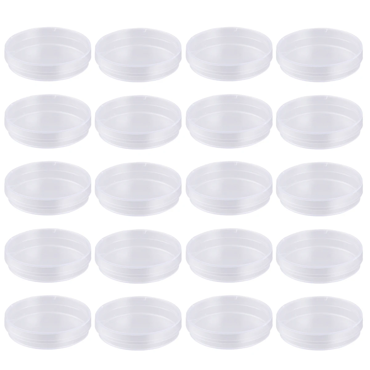 

20Pcs Sterile Plastic Petri Dish 100Mm High Quality Sealed Culture Dishes for Medical Testing Petri Dishes with Lid