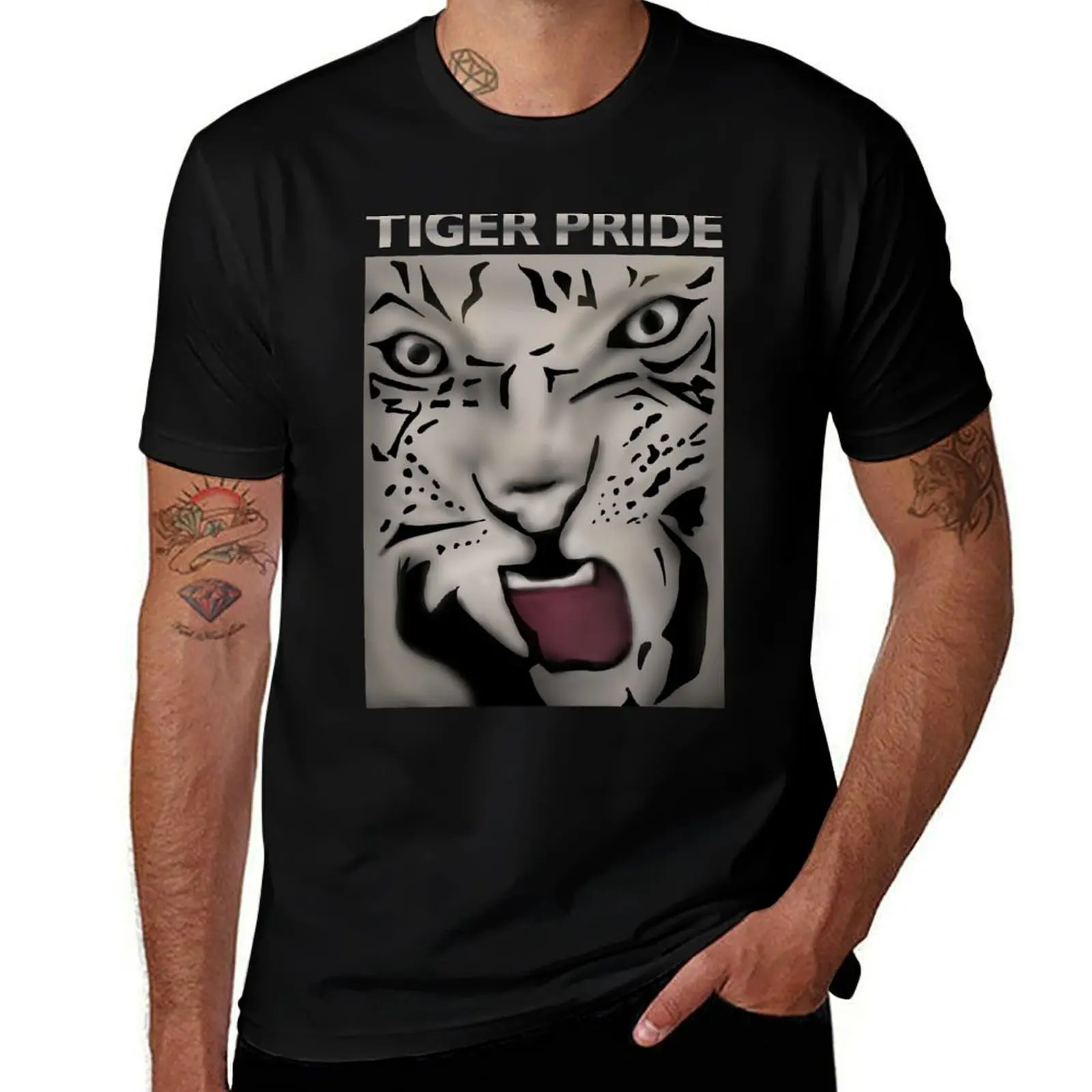 Tiger pride T-Shirt Stylish Graphic Short Sleeve Top T-Shirt