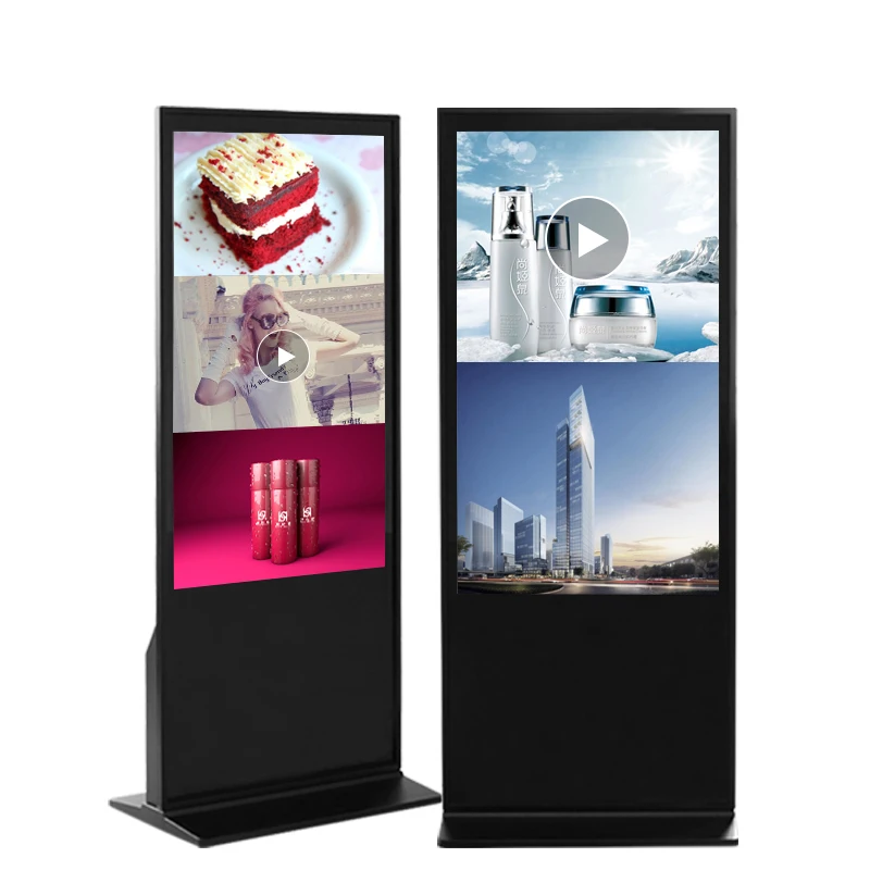 Touch Screen Vertical Lcd Panel Stand Advertising Display Led Advertising Machine Full Hd Big Advertising Screen