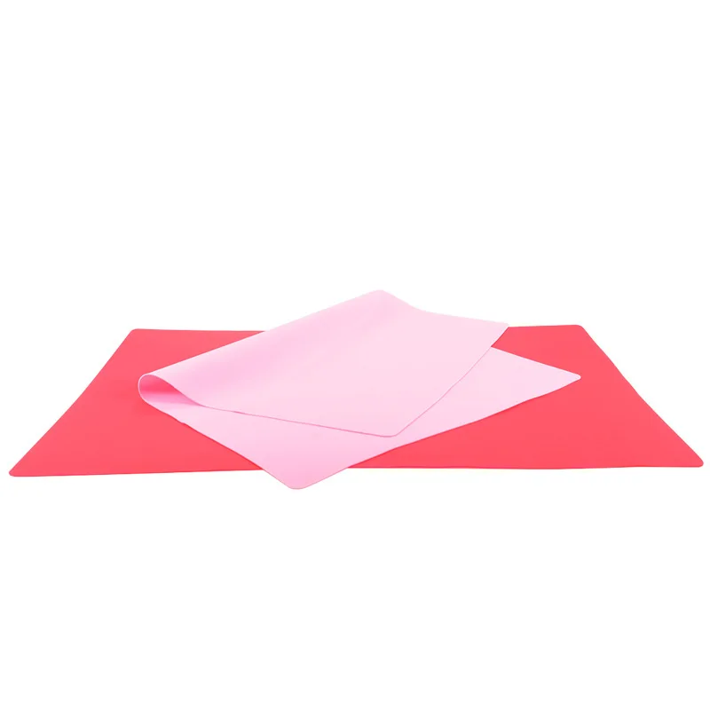 50x70cm Silicone Placemat Easy To Clean Solid Color Creative Silicone Coffee Tea Dining Table Decor Mat Drawer Silicone Pet Mat
