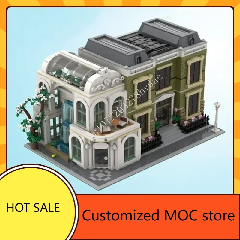 

3213 шт. ботанический день Bliss Spa MOC Streetview пазлы CityArchitecture креативная сборка DIYA подарок на Рождество и день рождения для детей