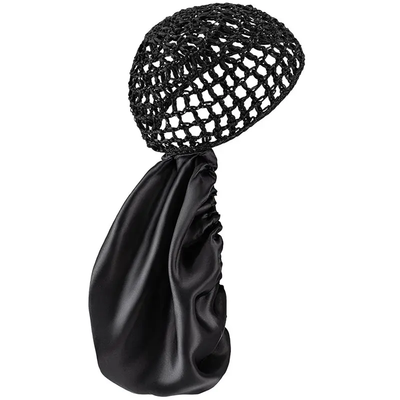 

BYBS-For Sleeping, 2 In 1 Wrap Cap Bonnet, Reversible Curly Hair Bonnet For Silkpress& Braid Protection, For Natural, Braided