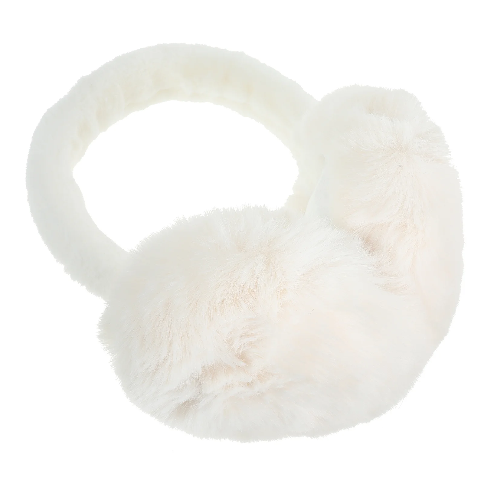 Cache-oreilles en peluche pour femme et enfant, bande de sauna chaude, blanc, Él, mignon, hiver