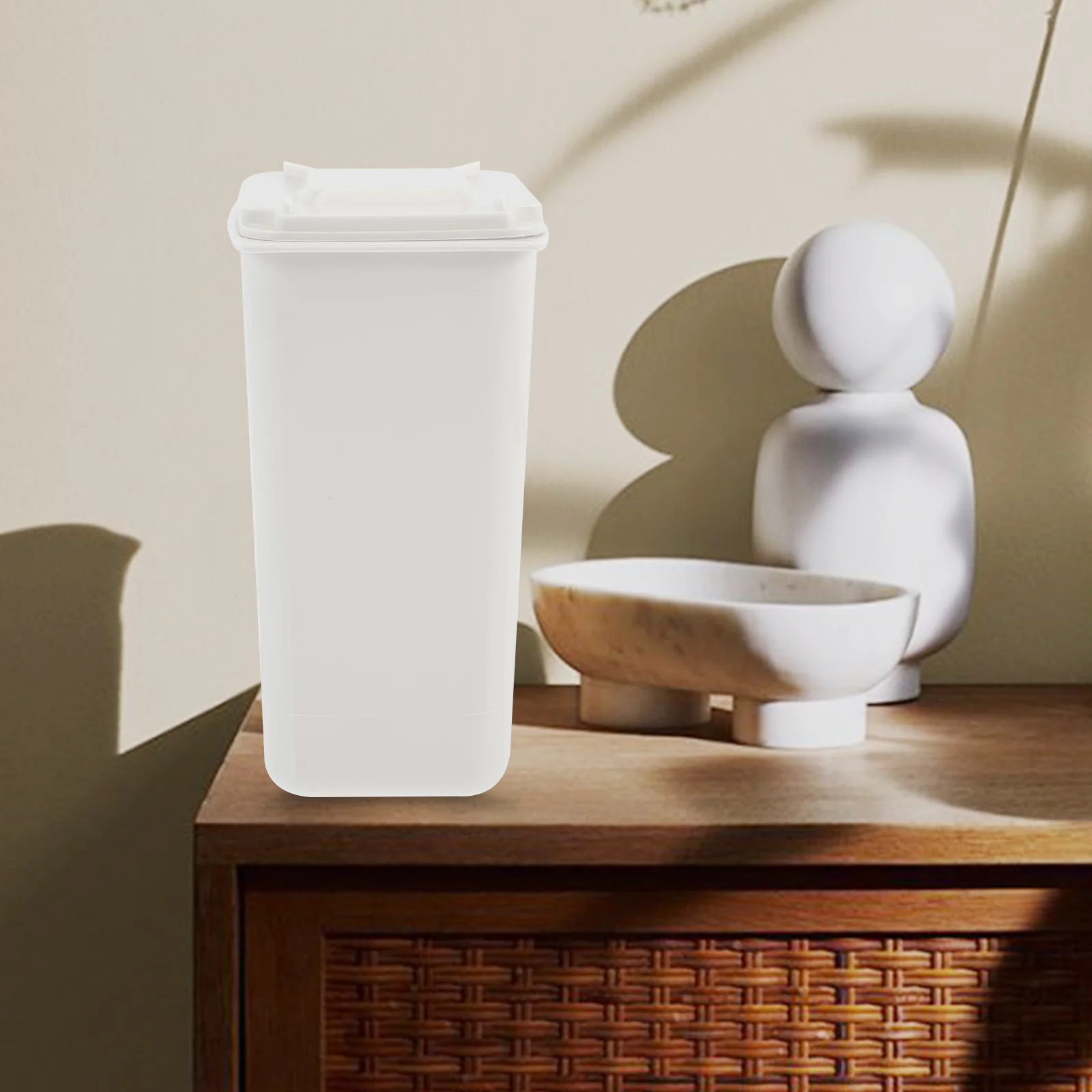 

4pcs Mini Desk Trash Can Small Waste Bin for Table with Lid Office Countertop Garbage Holder Simple Design Easy Clean Home Use