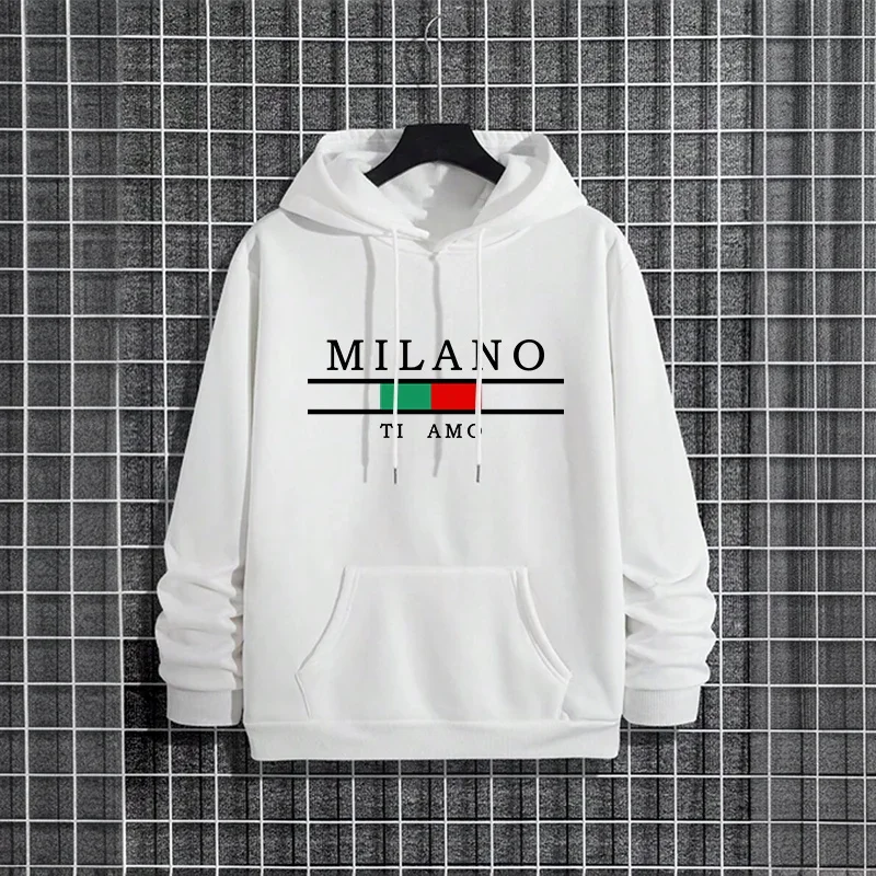 Tägliche Mode 2026 Frühling Herren Kapuzenpullover Lässiger Sportstil Komfort Qualität Schlichtheit Herrenbekleidung Sweatshirts