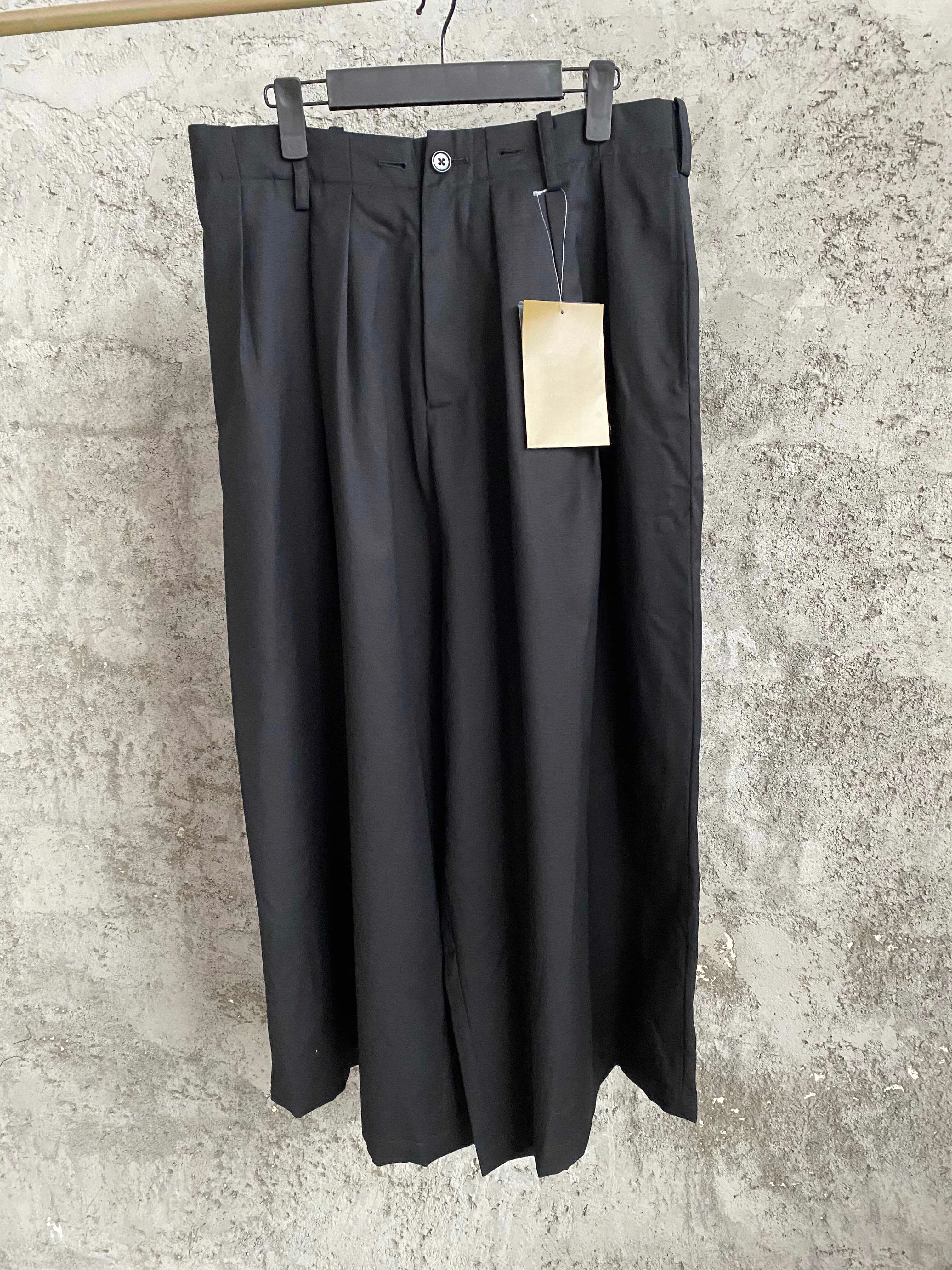 

TOP-YAMAMOTO Japanese original dark man high-waisted straight-leg loose drape wide-leg trousers