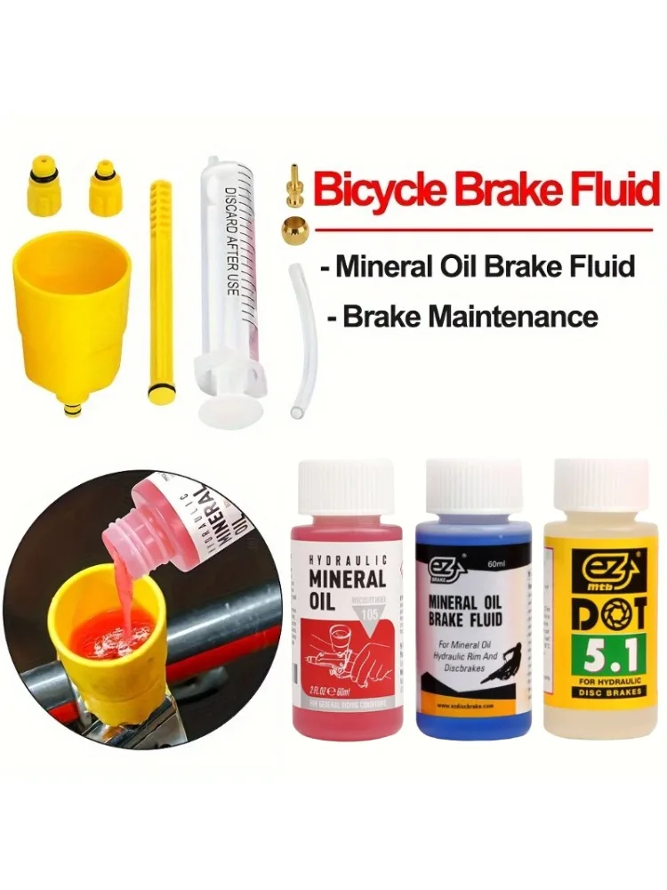 AliExpress Bicycle Brake Oil Mineral Oil Brake Hydraulic Oil Piston Lubricating Oil Injection Tool Original Oil Pressure Disc Brake Oil