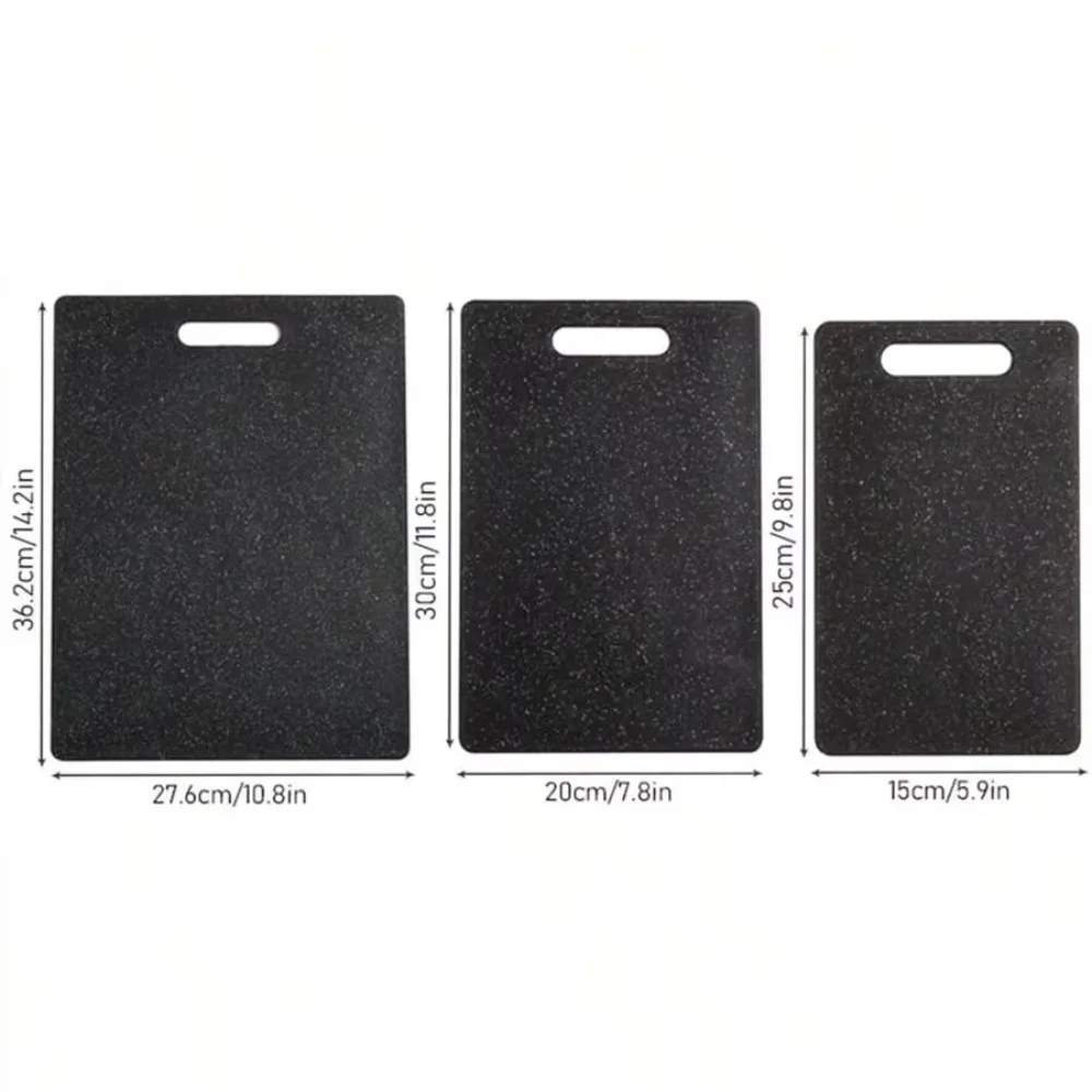 Marble Texture PP Cutting Board Antibacterial Double-sided Vegetable Cutting Board Anti-mildew Food Grade Meat Chopping Board