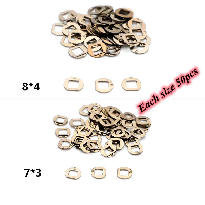 HONGZHAN 150pcs Stainless Steel Gaskets for Hair Scissors Double Single Layer Mixed Sizes Barber Shear Repair Accessories（0520）