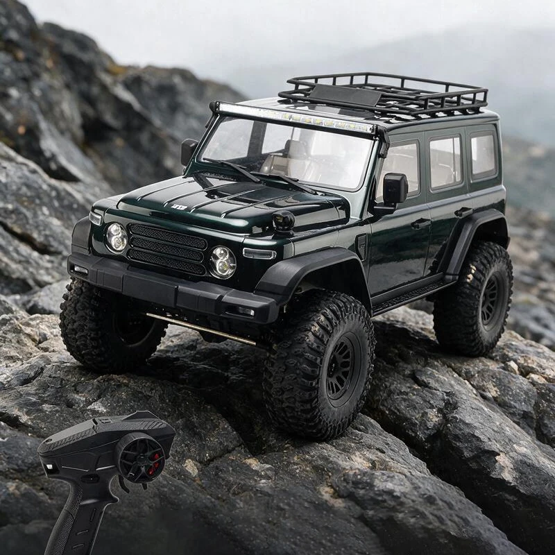Yikong 4084 Pro 1/8 Baic Off-Road Vehicle Remote Control Electric Brushless Four-Wheel Drive Climbing Car Differential Lock Gift