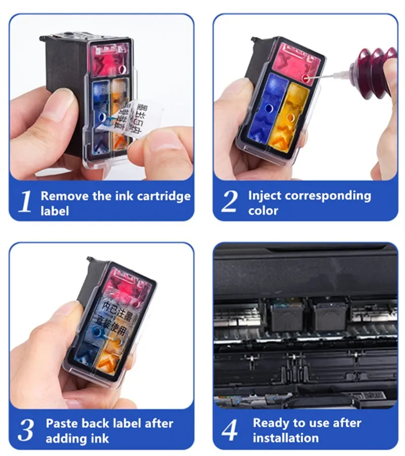 2Pcs PG40 CL41 Compatible RefillableInk Cartridge For Canon Pixma MP140 MP150 MP160 MP180 MP190 MP210 MP220 MP450 MP470 printer