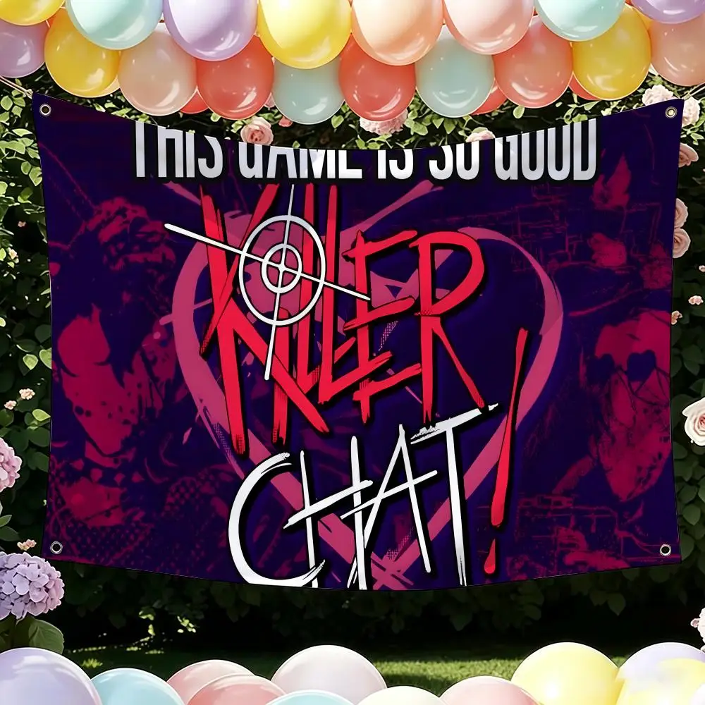 K-Killer Chat E-Expanded E-Edition Flags Flag Suitable For Party Club Outdoor Interior Wall Art Decoration Banner Gift