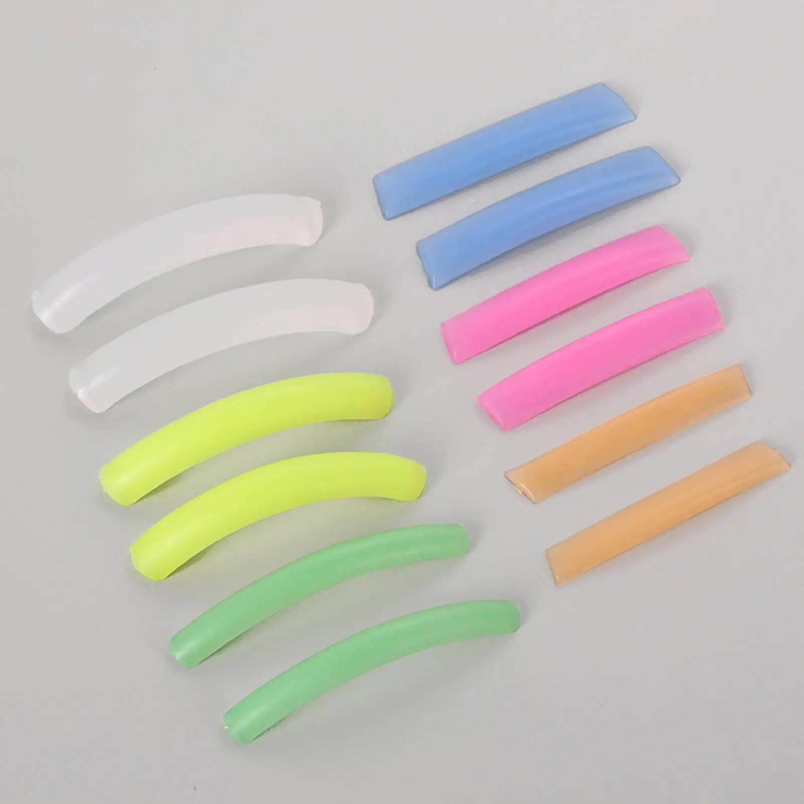 Coussinets en Silicone pour permanente de cils, recourbe-cils multicolore, lavables et réutilisables, ensemble pour Salon et maquillage